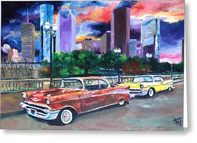 H-Town Rollin - Greeting Card