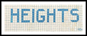 Heights Mosaic - Framed Print