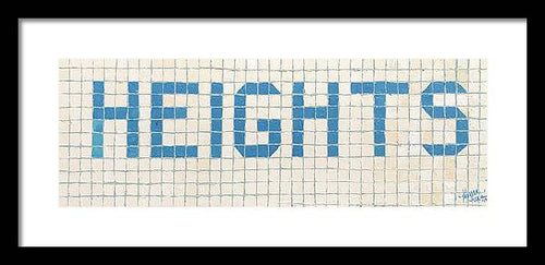 Heights Mosaic - Framed Print