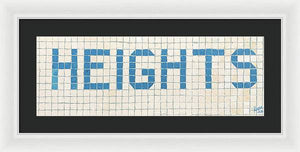 Heights Mosaic - Framed Print