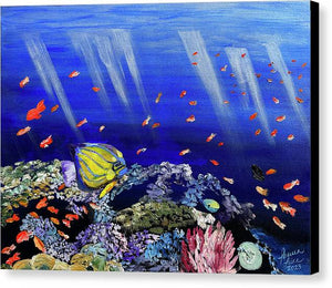 Here, Fishy Fishy - Canvas Print
