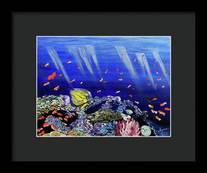 Here, Fishy Fishy - Framed Print