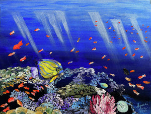 Here, Fishy Fishy - Art Print