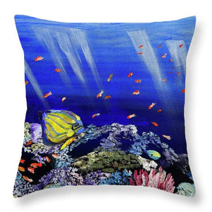 Here, Fishy Fishy - Throw Pillow