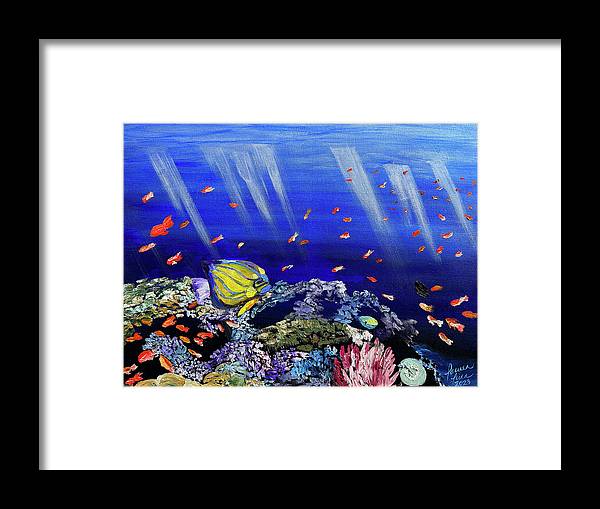 Here, Fishy Fishy - Framed Print