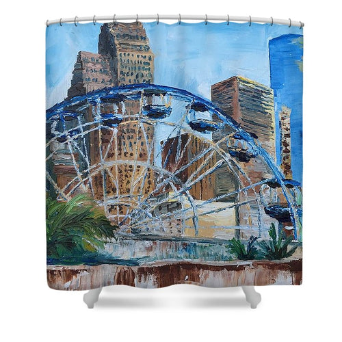 Houston Aquarium - Shower Curtain