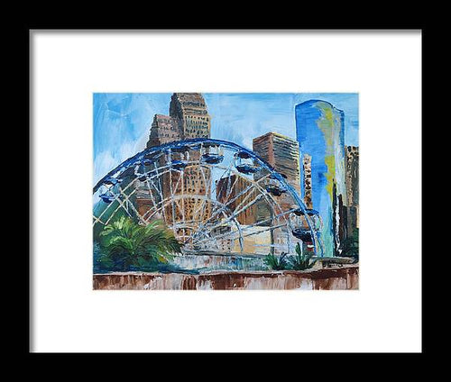 Houston Aquarium - Framed Print