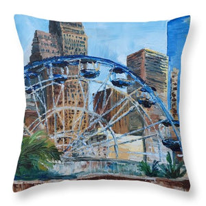 Houston Aquarium - Throw Pillow