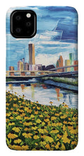 Load image into Gallery viewer, Houston Helianthus on White Oak - Phone Case