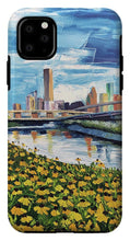 Load image into Gallery viewer, Houston Helianthus on White Oak - Phone Case