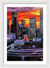 Load image into Gallery viewer, Houston Lights - Framed Print
