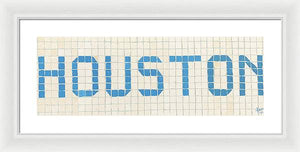 Houston Mosaic - Framed Print