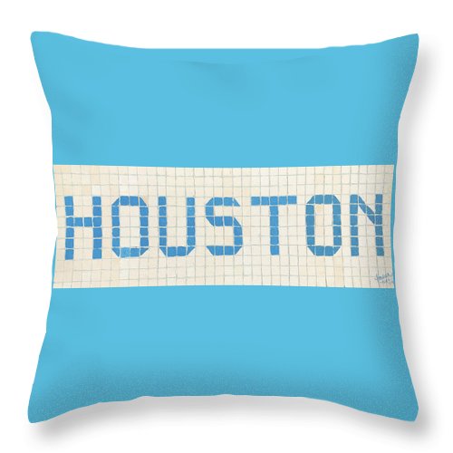 Houston Mosaic - Throw Pillow