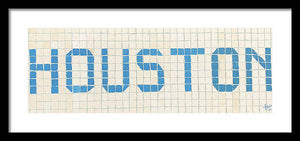 Houston Mosaic - Framed Print