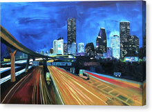 Load image into Gallery viewer, Houston Night Moves - Canvas Print