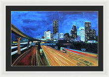 Load image into Gallery viewer, Houston Night Moves - Framed Print