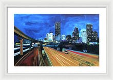 Load image into Gallery viewer, Houston Night Moves - Framed Print