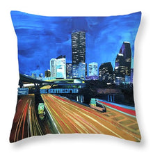 Load image into Gallery viewer, Houston Night Moves - Throw Pillow