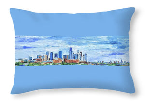 Houston Panoramic - Throw Pillow