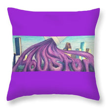Load image into Gallery viewer, Houston Purple Pour - Throw Pillow