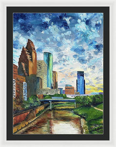 Houston Skies - Framed Print