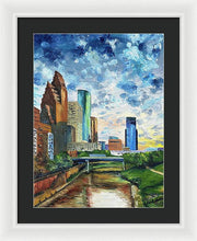 Load image into Gallery viewer, Houston Skies - Framed Print