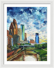 Load image into Gallery viewer, Houston Skies - Framed Print