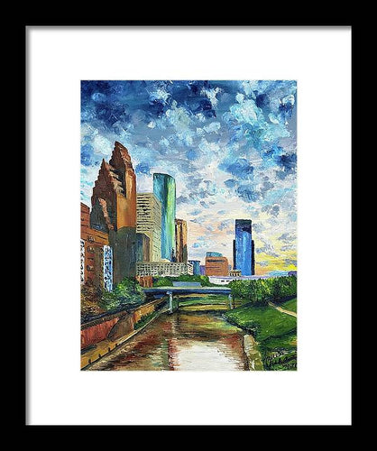 Houston Skies - Framed Print