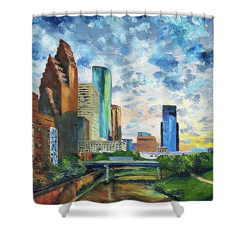 Houston Skies - Shower Curtain