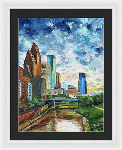 Houston Skies - Framed Print