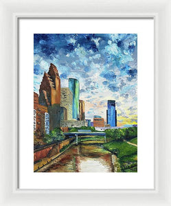 Houston Skies - Framed Print