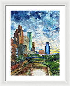 Houston Skies - Framed Print