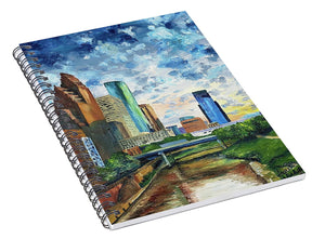 Houston Skies - Spiral Notebook