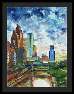 Houston Skies - Framed Print