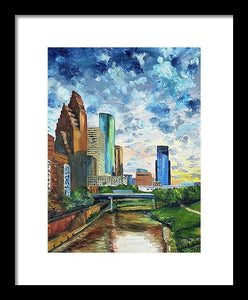 Houston Skies - Framed Print