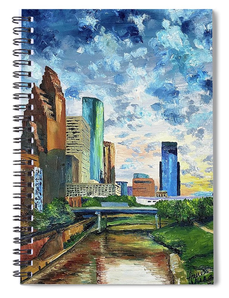 Houston Skies - Spiral Notebook
