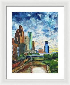 Houston Skies - Framed Print