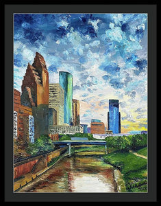 Houston Skies - Framed Print