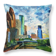 Load image into Gallery viewer, Houston Skies - Throw Pillow