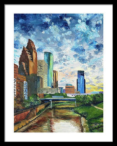 Houston Skies - Framed Print