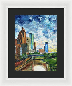 Houston Skies - Framed Print