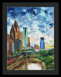 Houston Skies - Framed Print