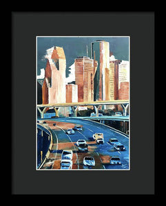 Houston Space City - Framed Print