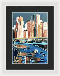 Houston Space City - Framed Print