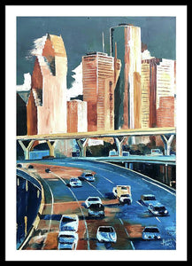 Houston Space City - Framed Print