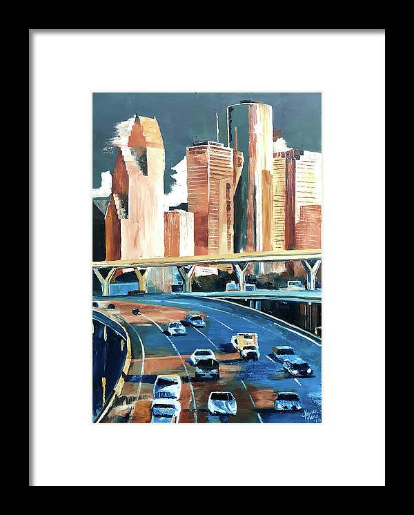 Houston Space City - Framed Print