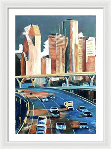 Houston Space City - Framed Print