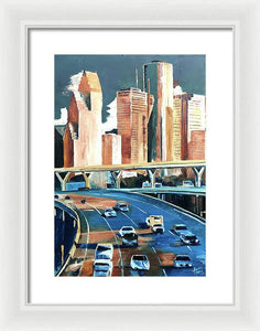 Houston Space City - Framed Print