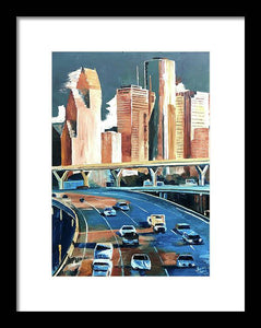 Houston Space City - Framed Print