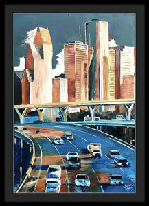 Houston Space City - Framed Print